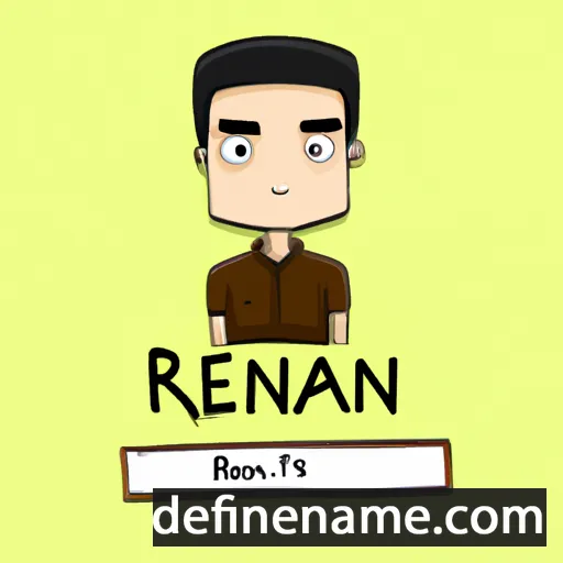 cartoon of the name Reinan