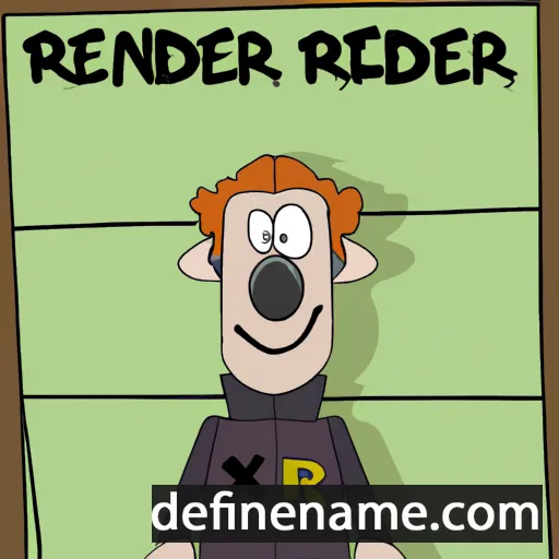 cartoon of the name Reinerd