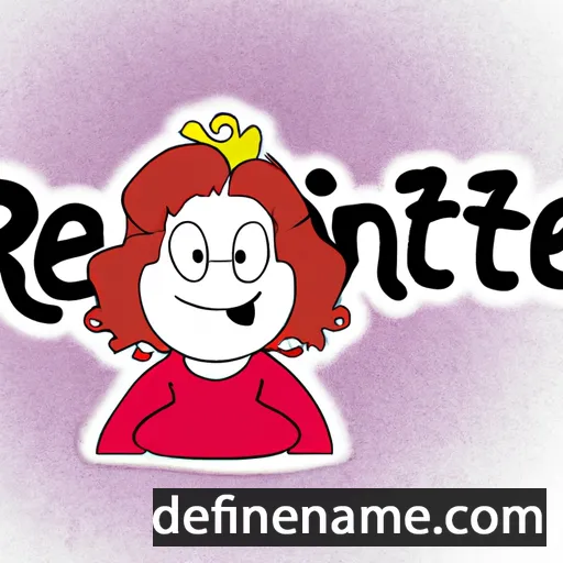 cartoon of the name Reinette