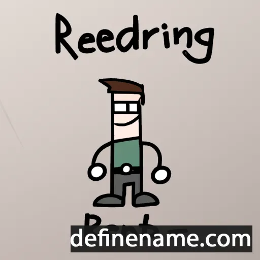 cartoon of the name Reinfried