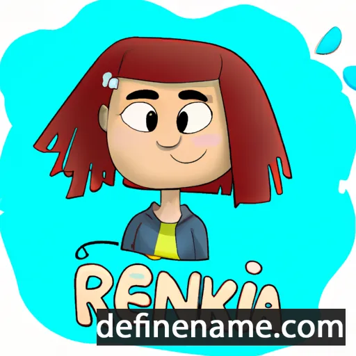 cartoon of the name Reinika