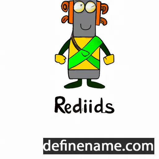 cartoon of the name Reinildis