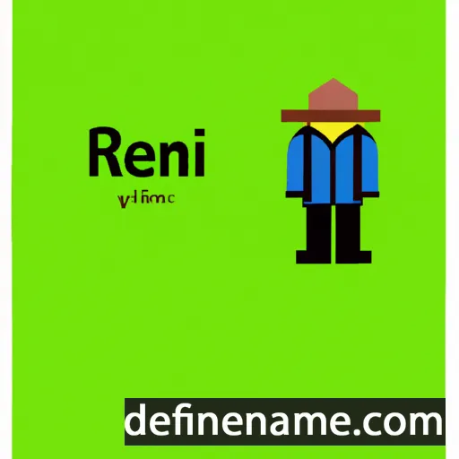 cartoon of the name Reinu