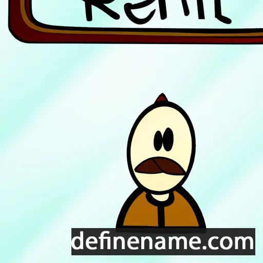 cartoon of the name Reinulf