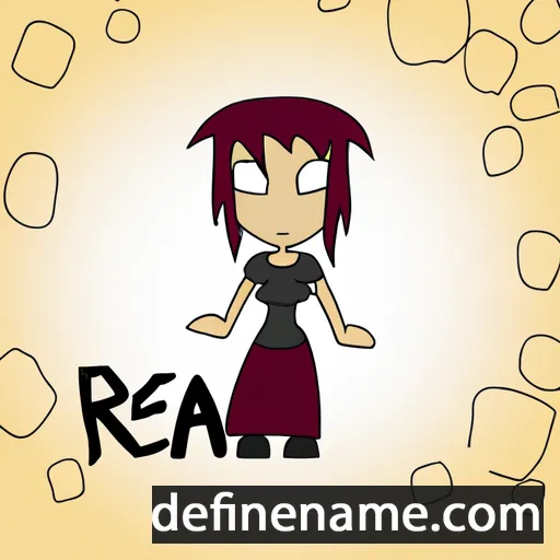 cartoon of the name Reisa