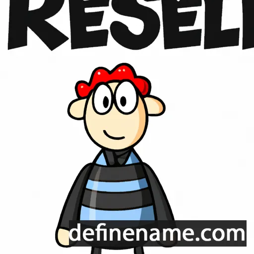 cartoon of the name Reisel