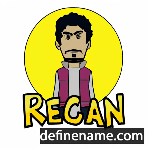 cartoon of the name Rejhan