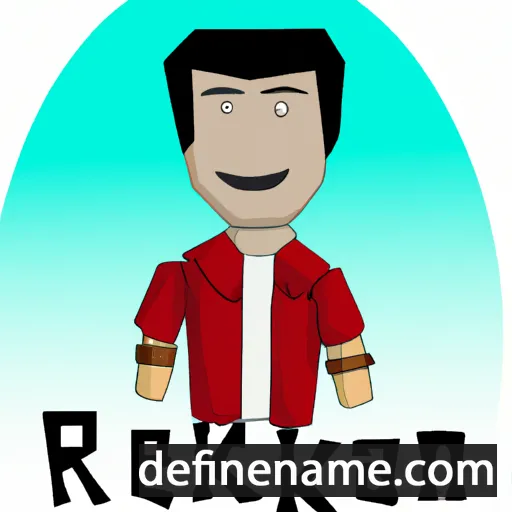 cartoon of the name Rekhan