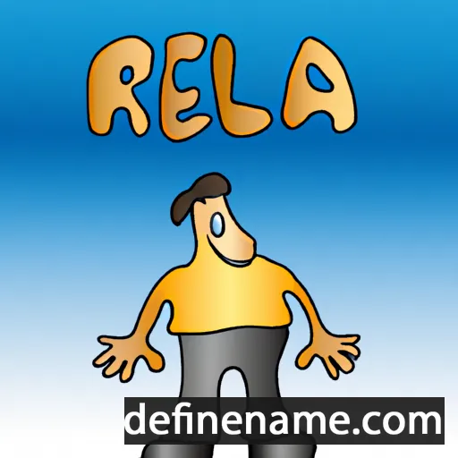 cartoon of the name Rela