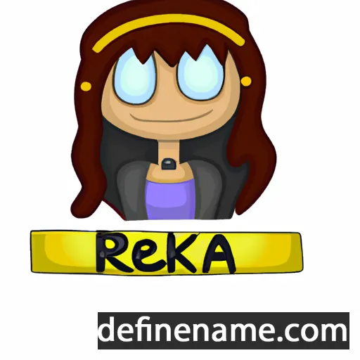 cartoon of the name Relika