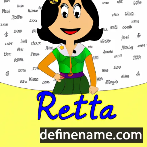 cartoon of the name Relita