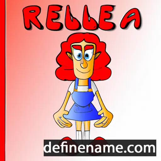 cartoon of the name Rella