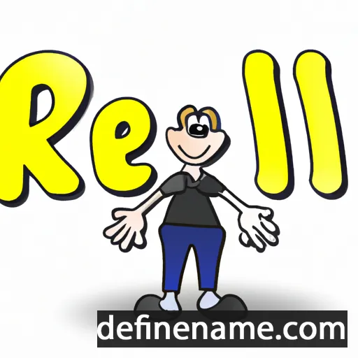 cartoon of the name Relli