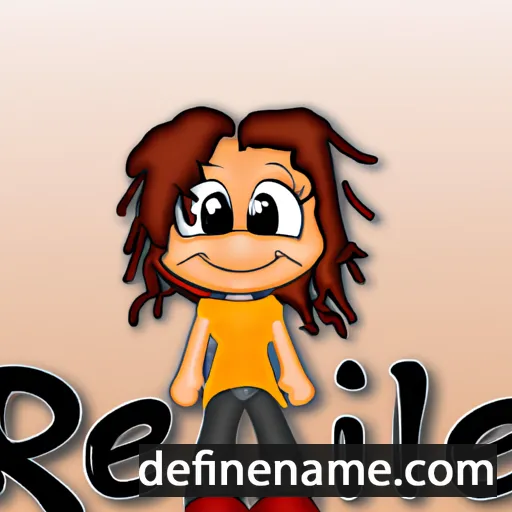 cartoon of the name Rellie