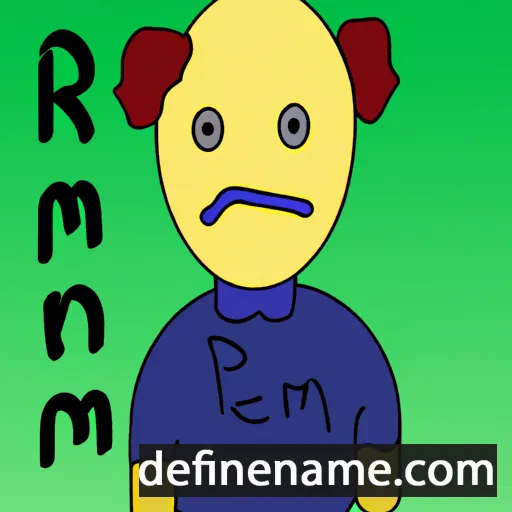 cartoon of the name Rem