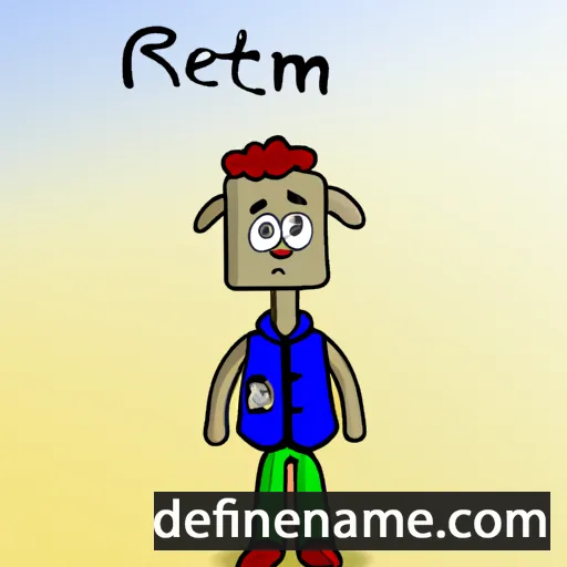 cartoon of the name Remett