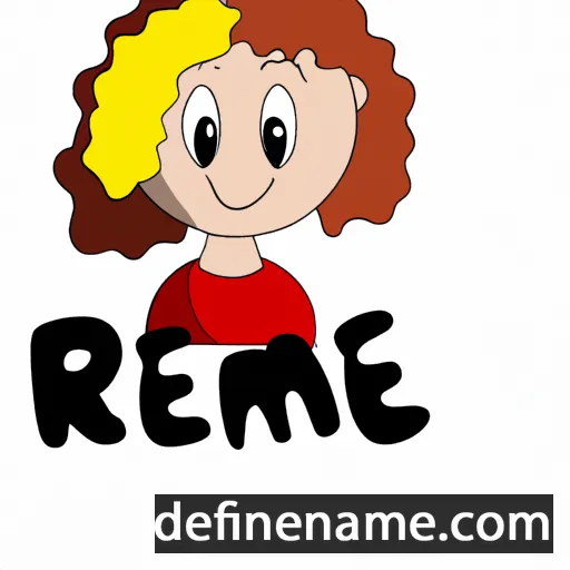 cartoon of the name Remiël