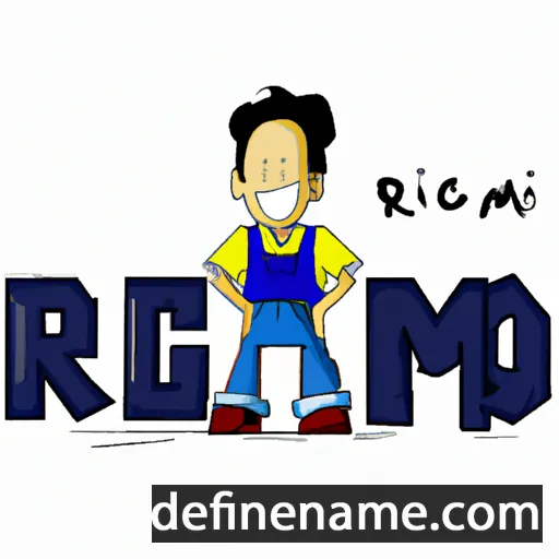 cartoon of the name Remigiô