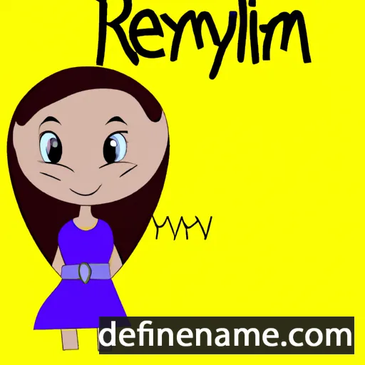 cartoon of the name Remilynn