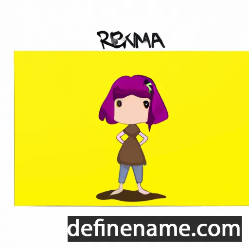 cartoon of the name Remina