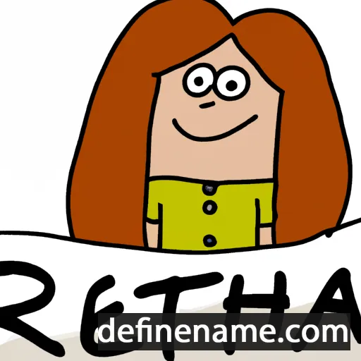 cartoon of the name Réta