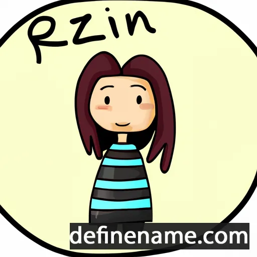 cartoon of the name Rézinka