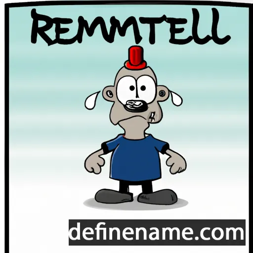 cartoon of the name Remmelt