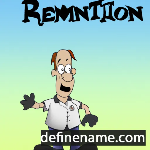 cartoon of the name Remmington