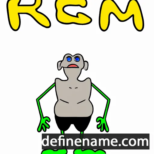 cartoon of the name Rems