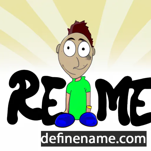 cartoon of the name Remzije