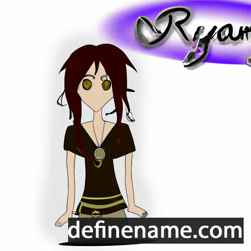 cartoon of the name Ren'ya