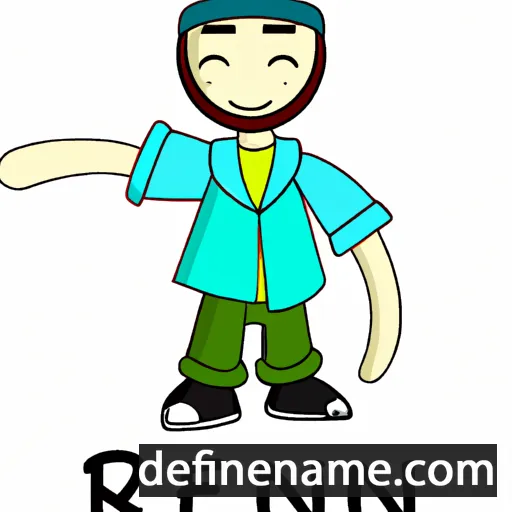 cartoon of the name Ren