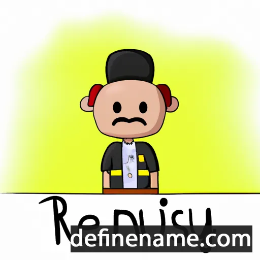 cartoon of the name Renátusz