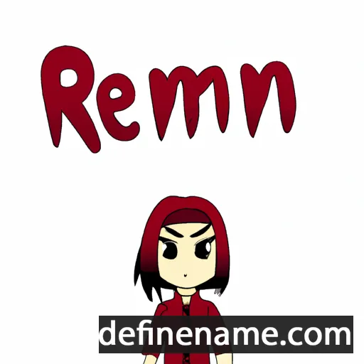 cartoon of the name Renami