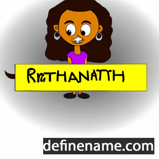 cartoon of the name Renatha