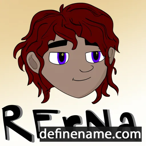 cartoon of the name Renea