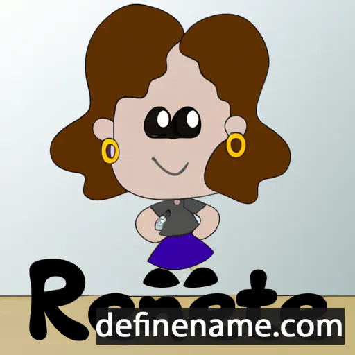 cartoon of the name Reneetje