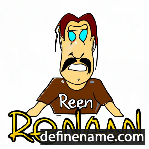 cartoon of the name Renen