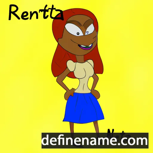 cartoon of the name Renetta