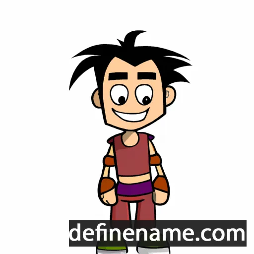 cartoon of the name Renfri