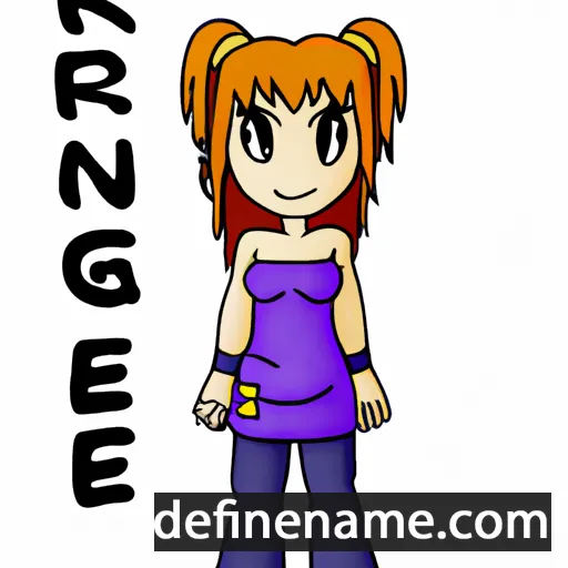 cartoon of the name Renge