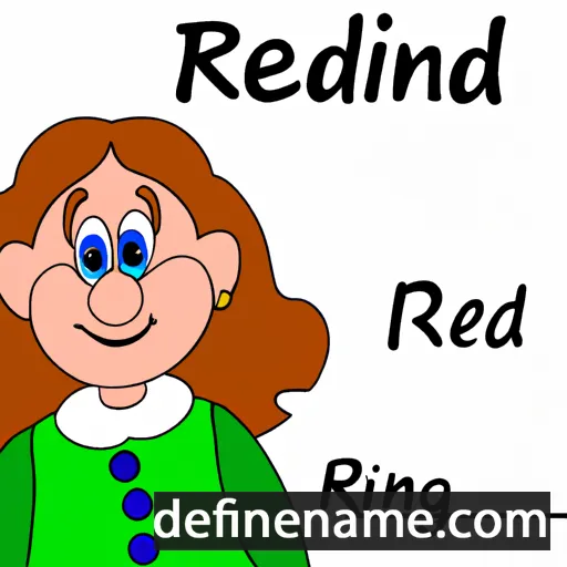 cartoon of the name Renhild