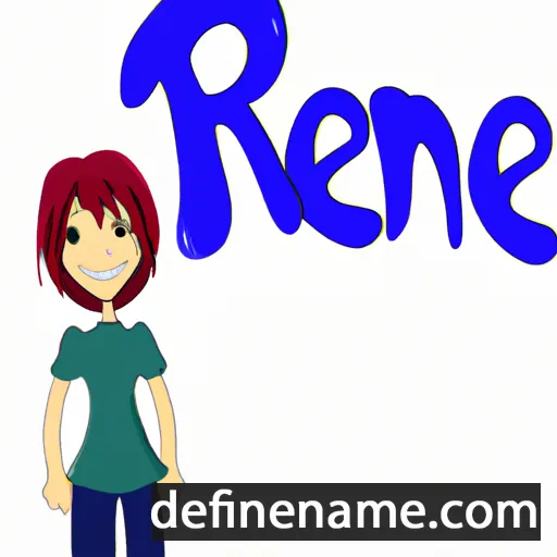 cartoon of the name Reni