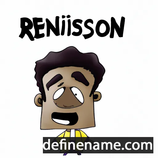 cartoon of the name Renilson