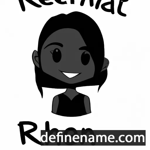 cartoon of the name Renith