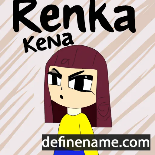 cartoon of the name Renka