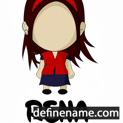 cartoon of the name Renna