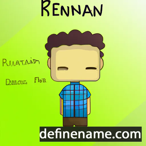 cartoon of the name Rennan