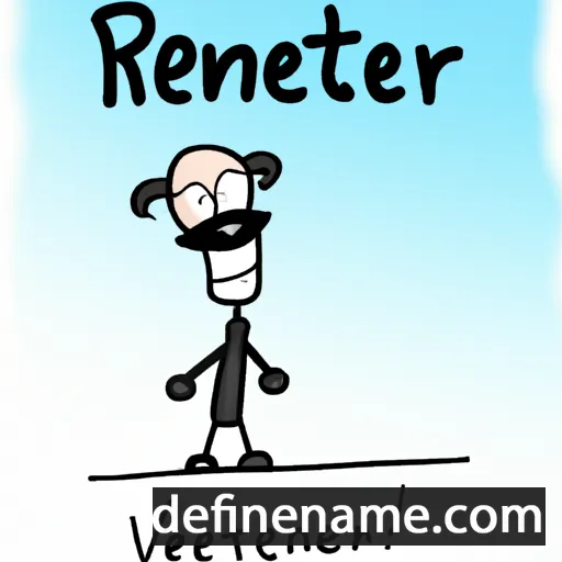 cartoon of the name Rennert