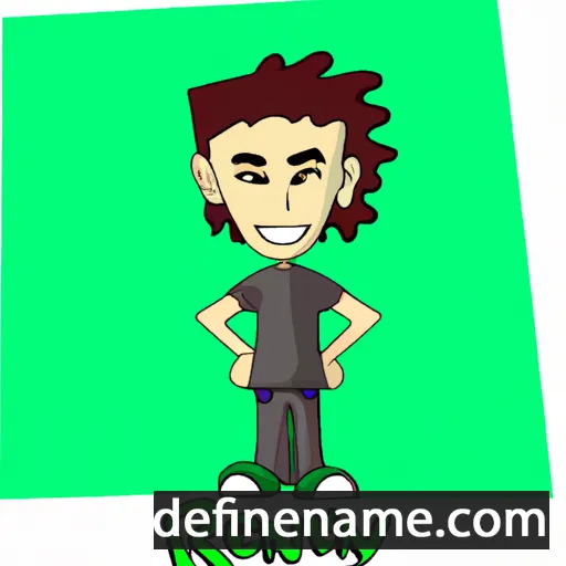 cartoon of the name Rennyn